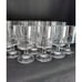 Vintage 1970's RARE France Cristal D'Arques Designed Stemmed Glasses Set of 18
