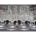Vintage 1970's RARE France Cristal D'Arques Designed Stemmed Glasses Set of 18