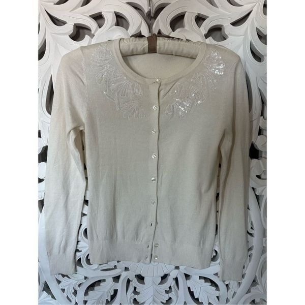 Banana Republic Beaded Sweater