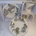 Kim Hong-Do Asian Tea Set of 2 Cups Saucers