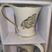 Kim Hong-Do Asian Tea Set of 2 Cups Saucers