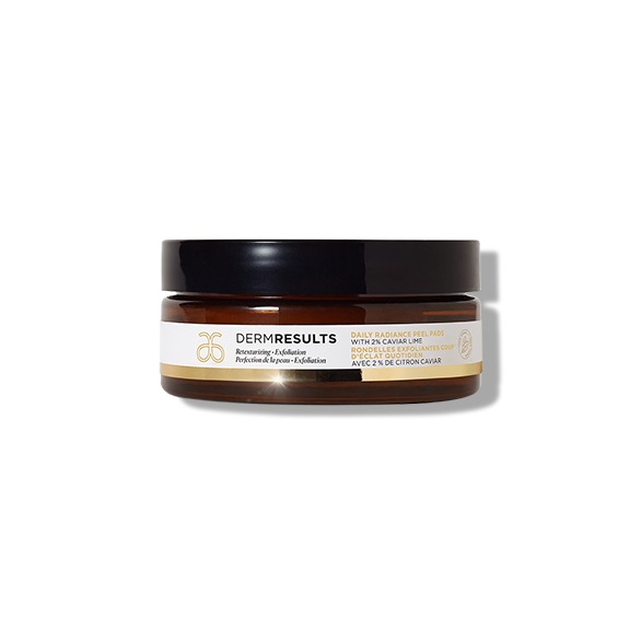 DermResults Daily Radiance Peel Pads with 2% Caviar Lime #4344
