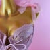 Floral Lace Tie Shoulder Underwire Bra
