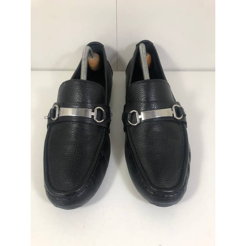 Cole Haan Somerset Bit II Tumbled Leather C11835 Loafers Black Men's US 8 M