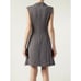 Thakoon Addition Dress Womens 0 Black Grey Paisley Brocade Jacquard Knit