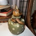 Rare Primitives By Kathy Presents Johanna Parker Bunny Rabbit in an egg