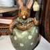 Rare Primitives By Kathy Presents Johanna Parker Bunny Rabbit in an egg