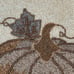 Pier 1 Imports beaded pumpkin placemat