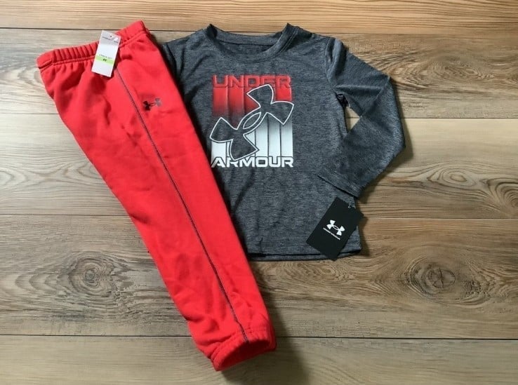 Under Armour boys l/s shirt & jogger set Size 4T(NWT)~PRICE IS FIRM ~
