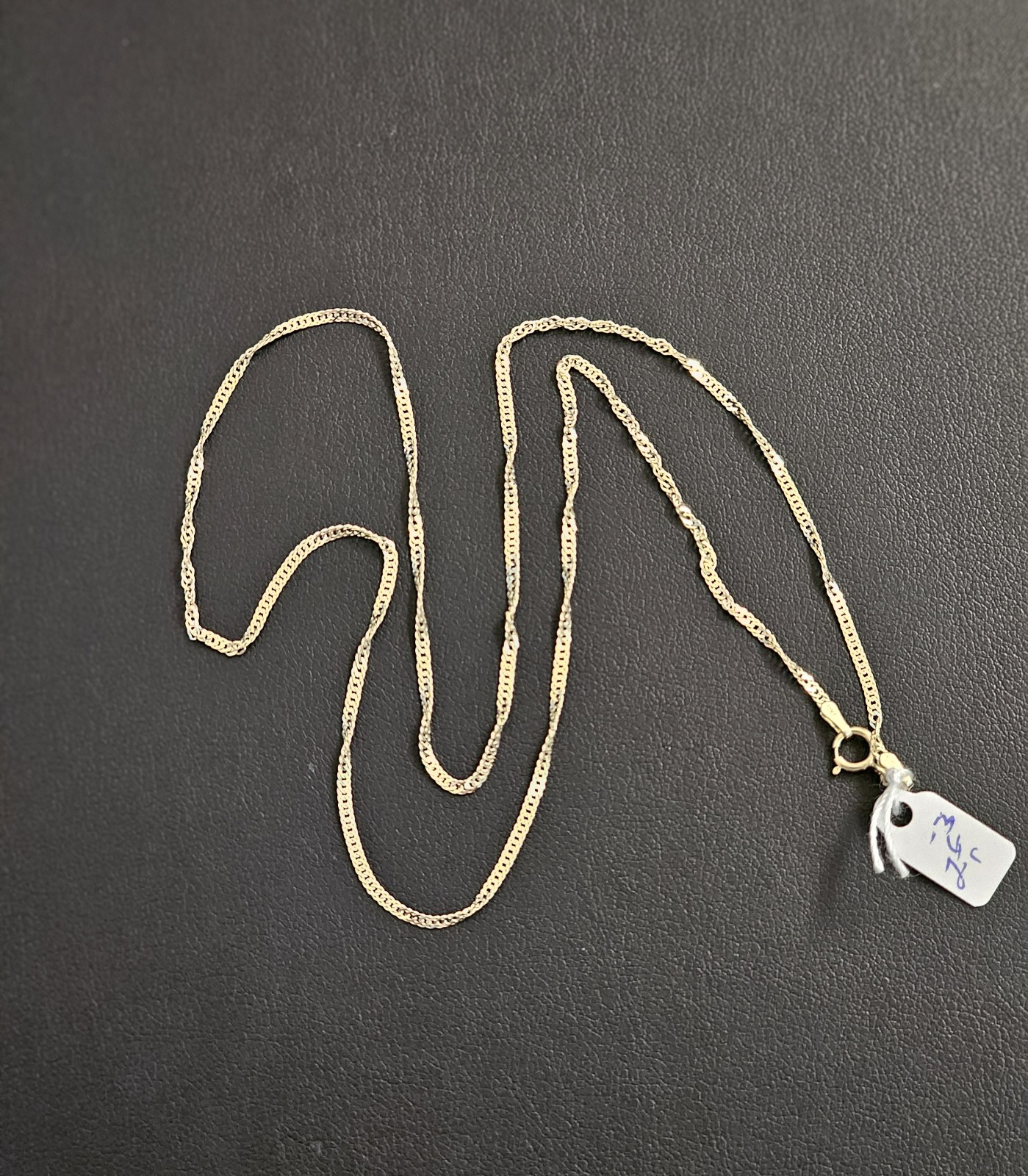 14k gold necklace 18 inch