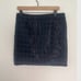Windowpane Checkered Checker Poly Cotton Business Casual Chic Hip Mini Skirt