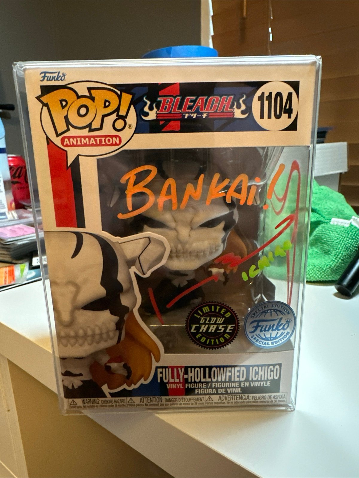 Funko Pop! Vinyl: Bleach - Fully-Hollowfied Ichigo (Chase)Prime AUTO