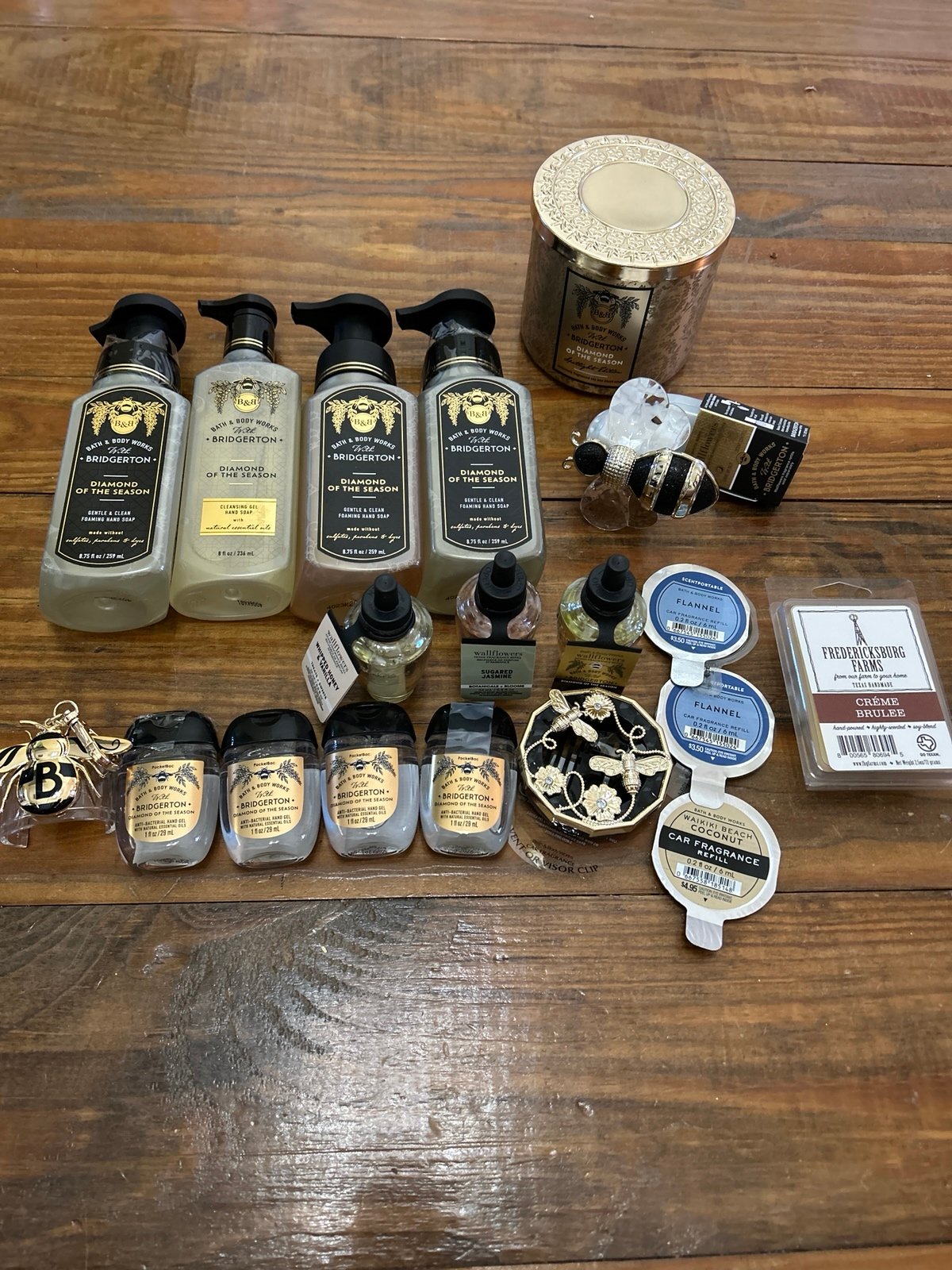 NWT BBW Bridgerton Diamond of the Season candle, home scent & hand bundle