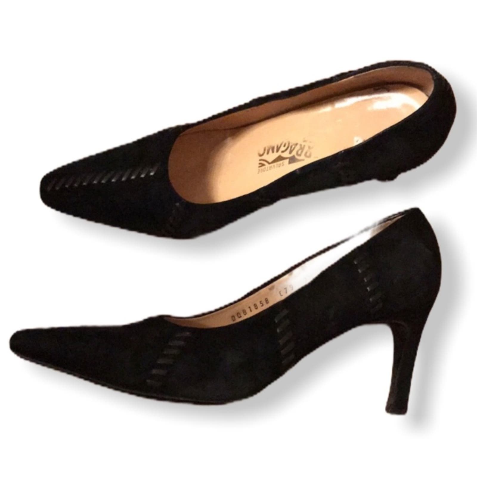 Salvatore Ferragamo Heels suede 7.5