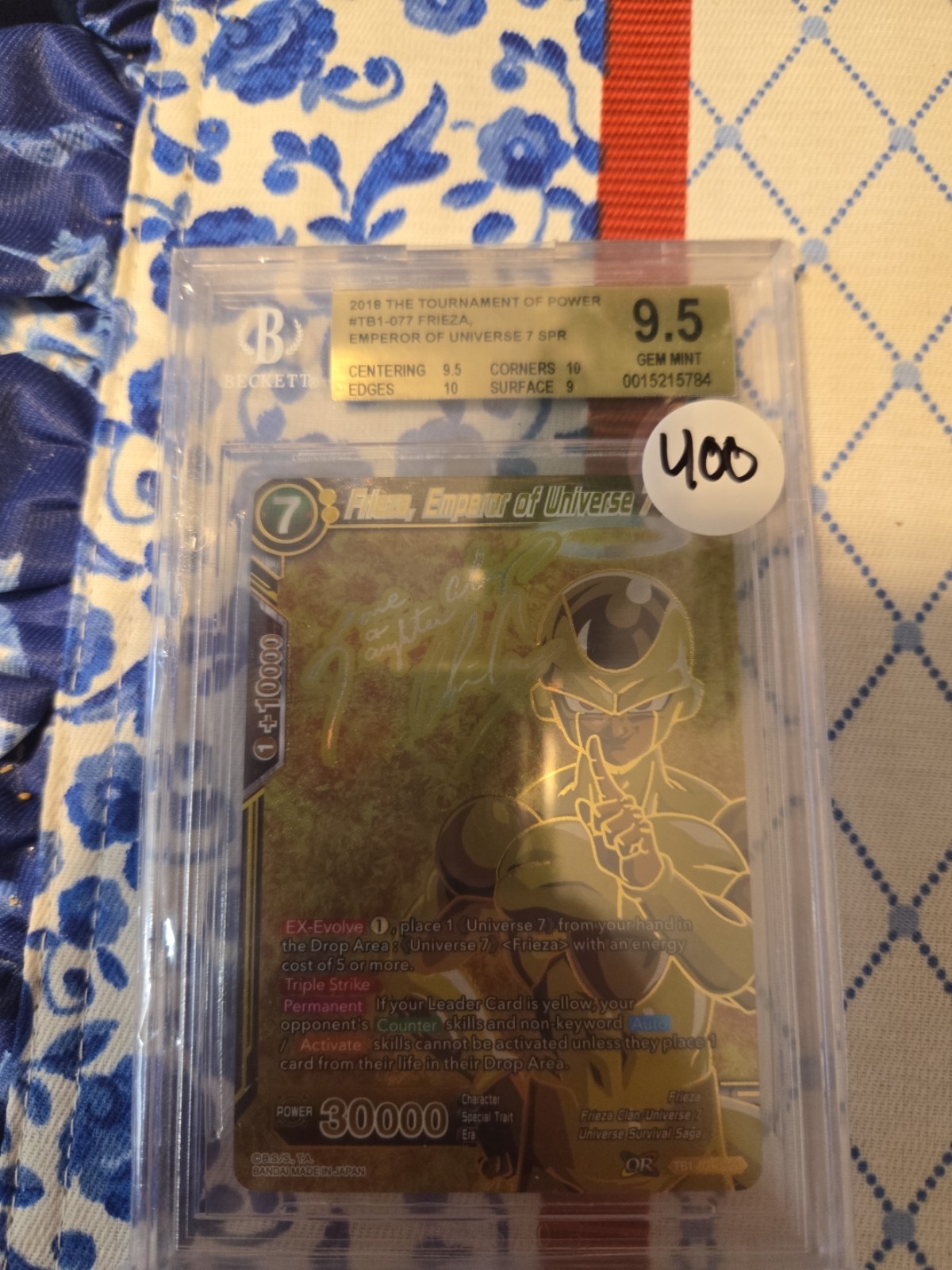 Frieza u7 bcg 9.5 signed