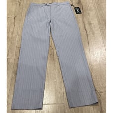 New Lauren Ralph Lauren Light Blue Norton Striped Men's Casual Pants 33x34