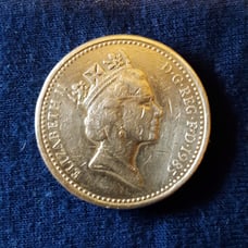 1985 One Pound Error Coin