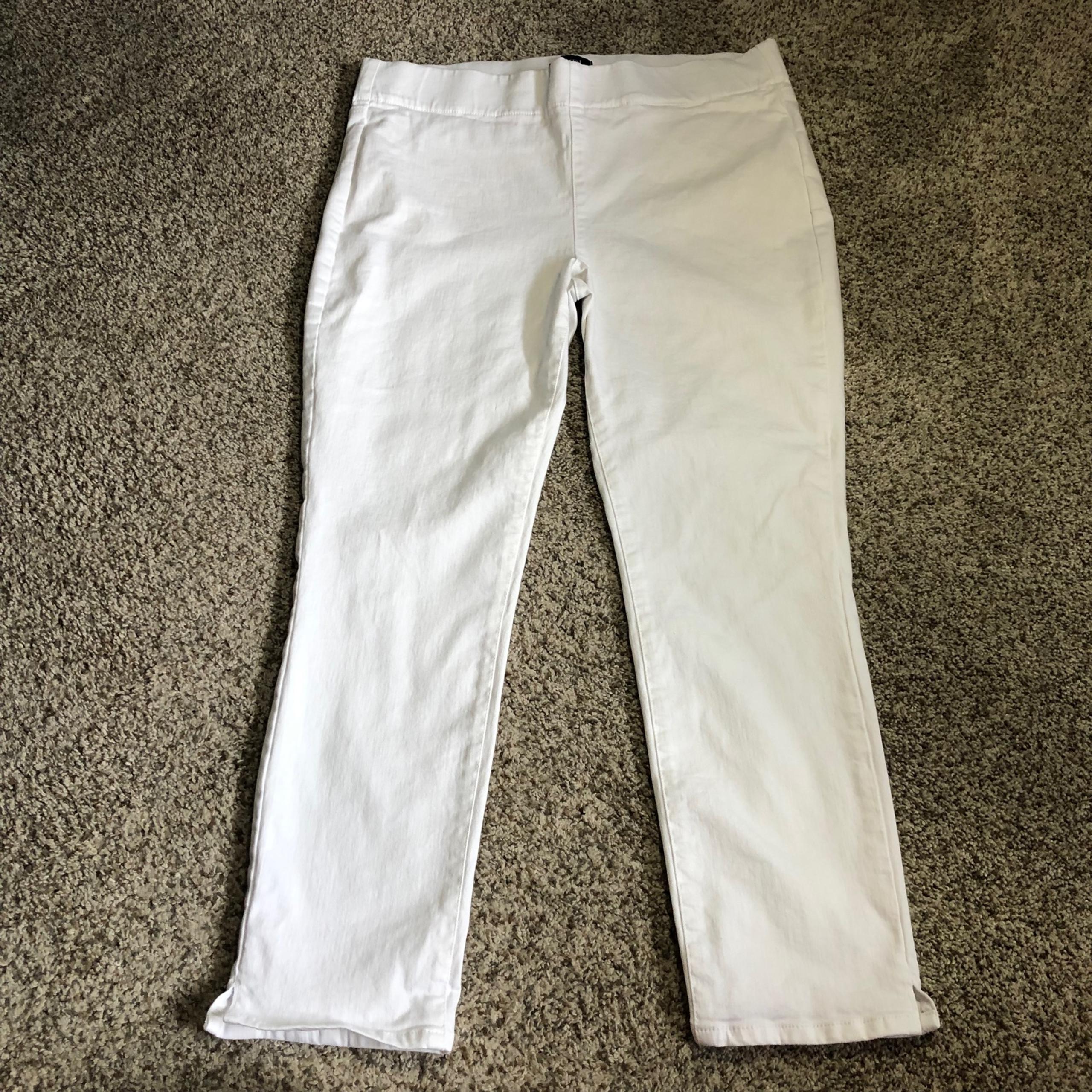 NYDJ Cropped White Jeans - Women’s 12