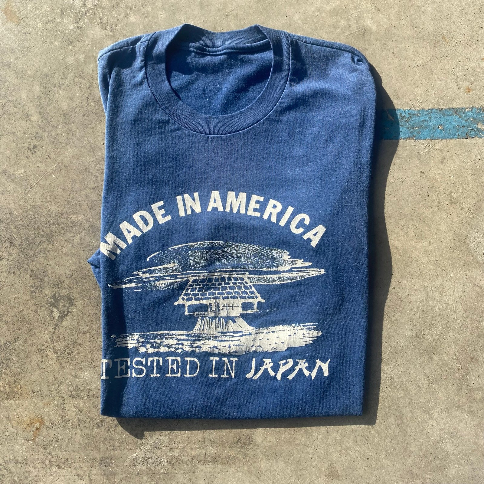 Vintage 90s Hiroshima Atomic Bomb Made In USA - Tested In Japan Shirt