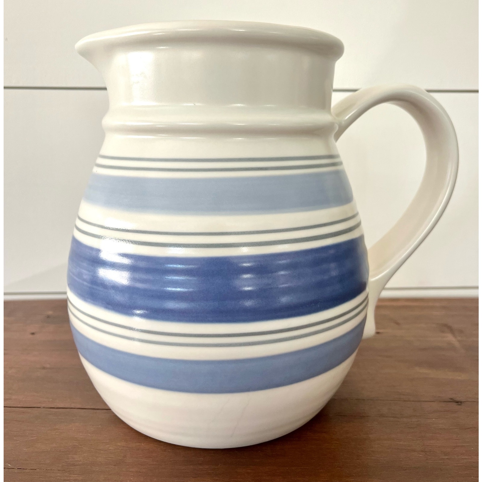 Pfaltzgraff “RIO” Blue Striped Pitcher
