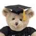NWT ME 13” H Prom Grad Tan Class of 2023 Bear Stuffed Animal w/ Robe Tassel Cap