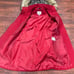 Women’s M Red Nautica Wool Coat Jacket Amazing Shape Wool