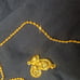 Gold necklace with butterfly charm
