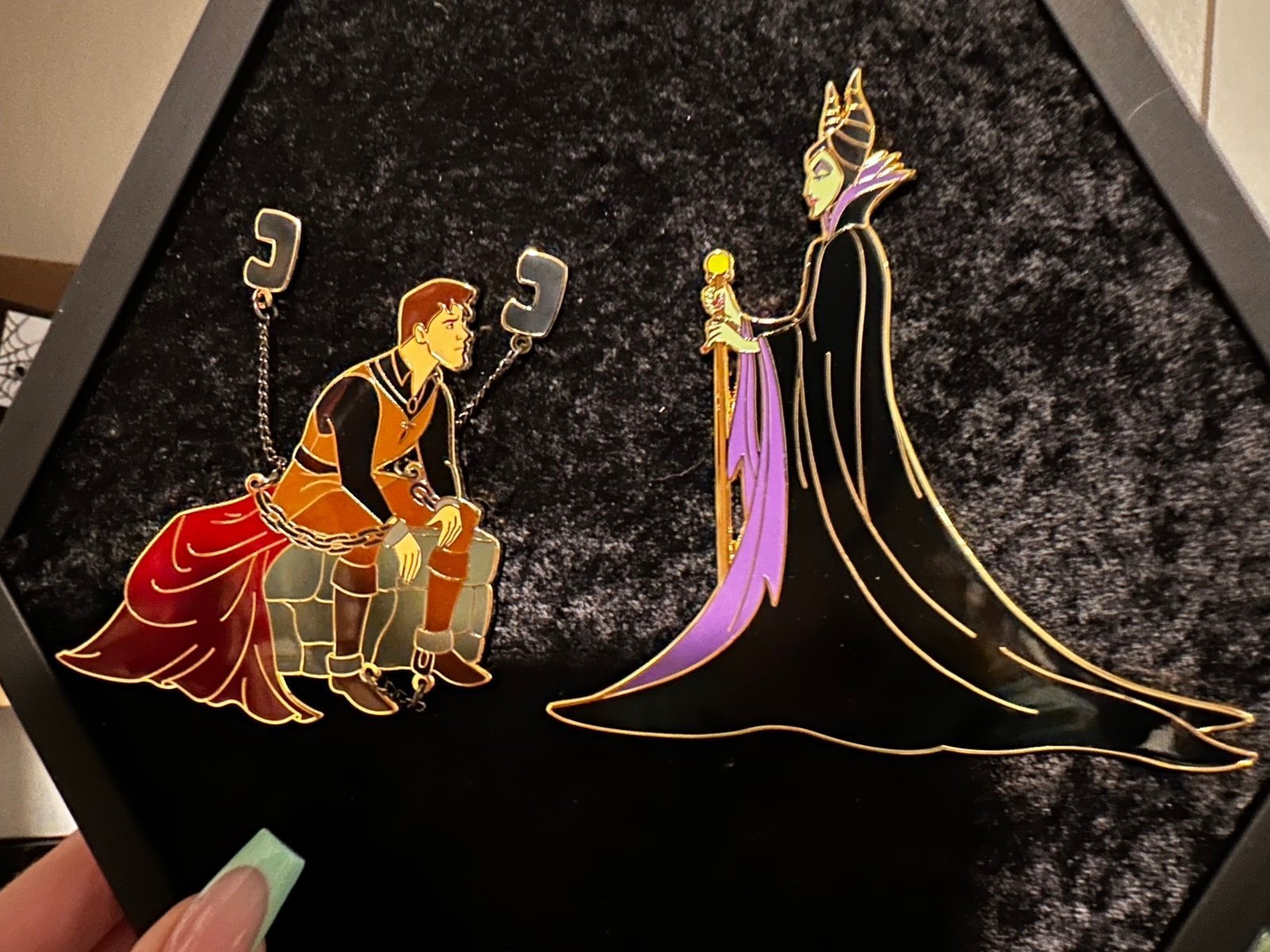 Fantasy Dungeon Phillip & Maleficent pins