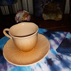 Set Mikasa Vintage 'Spring' Amaryllus Blush set 5 Cups & Saucers
