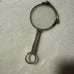 Antique Glasses Sterling Silver Lorgnette Foldabe Magnifying Lens