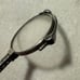 Antique Glasses Sterling Silver Lorgnette Foldabe Magnifying Lens