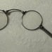 Antique Glasses Sterling Silver Lorgnette Foldabe Magnifying Lens