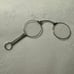 Antique Glasses Sterling Silver Lorgnette Foldabe Magnifying Lens