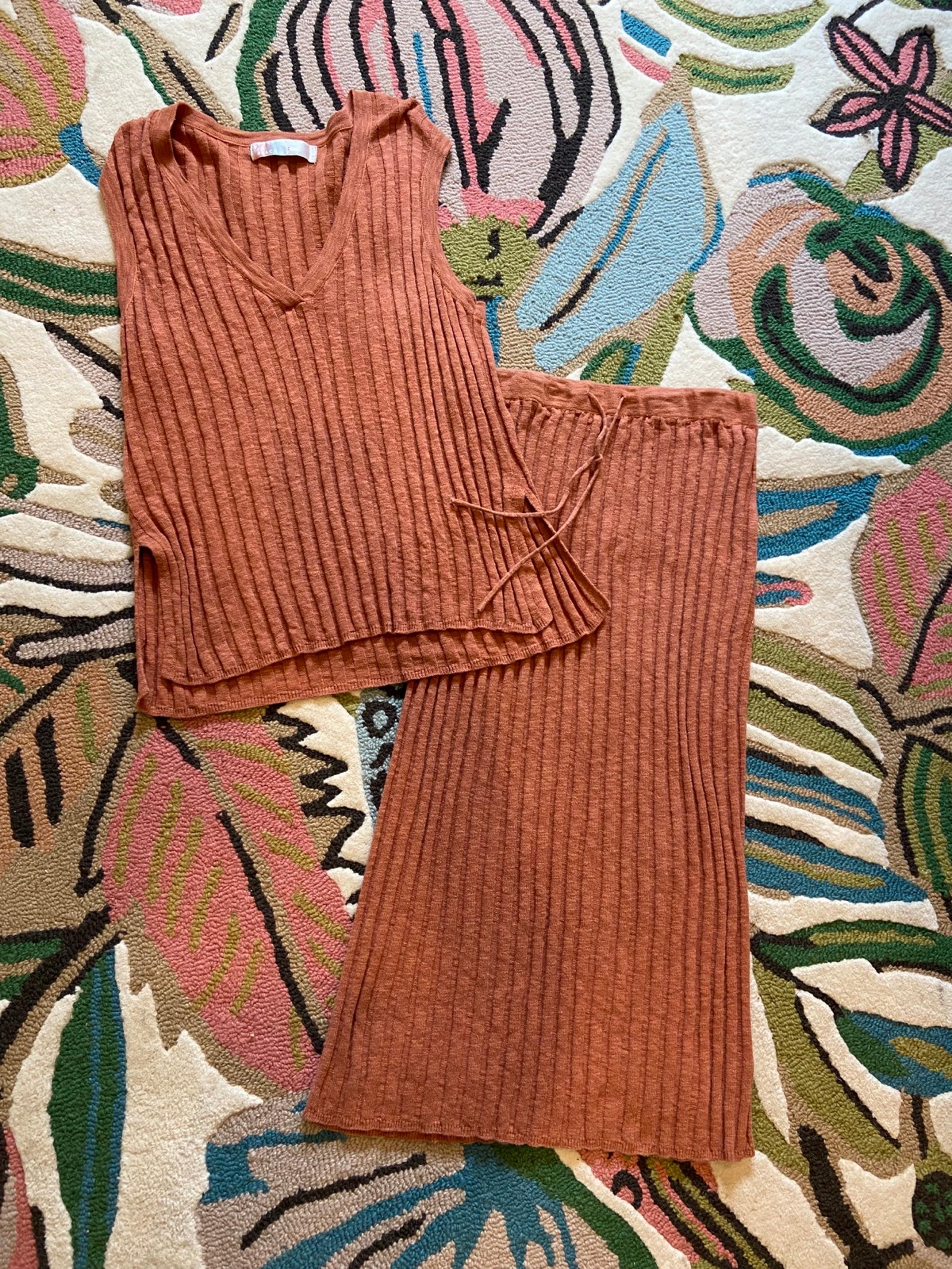 Beach Ribbed Skirt Set - Free People