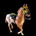 Traditional Breyer Horse Custom Yellow Racing Set