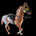 Traditional Breyer Horse Custom Yellow Racing Set
