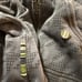 Triple Five Soul vintage streetwear 90's Y2K aop full zip back tie hoodie size S