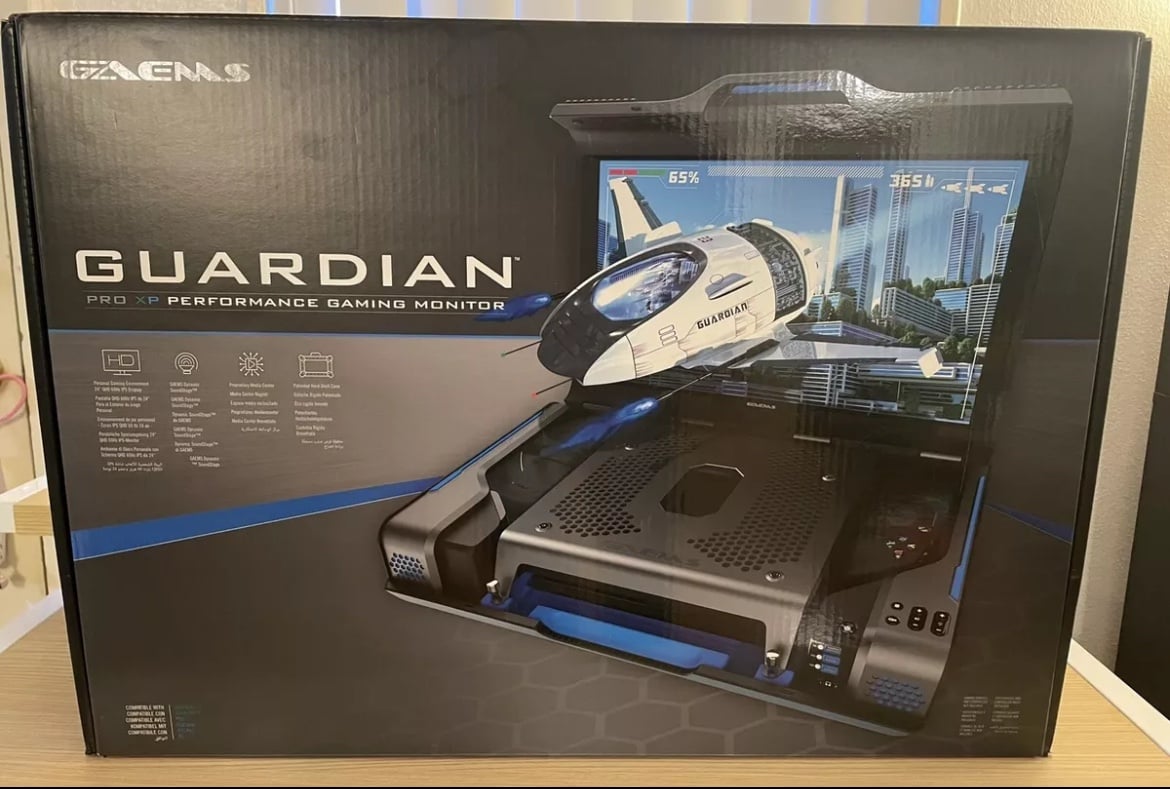 Games Guardian Pro XP G240QHD Suitcase Monitor