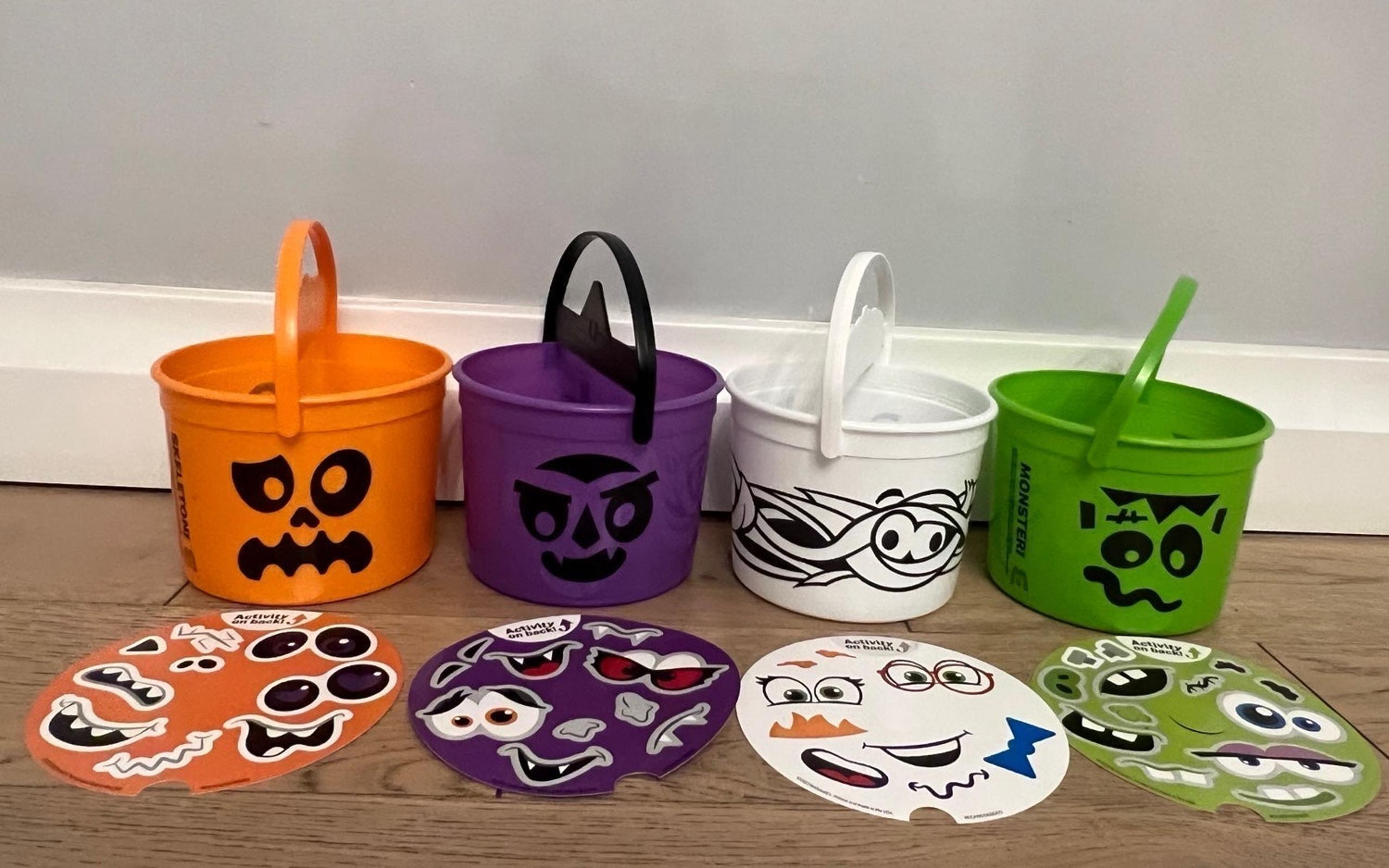 McDonald’s Happy Meal Halloween Trick or Treat Buckets