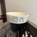 Rae Dunn Dog bowls and snack jar (3 items)