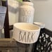 Rae Dunn Dog bowls and snack jar (3 items)