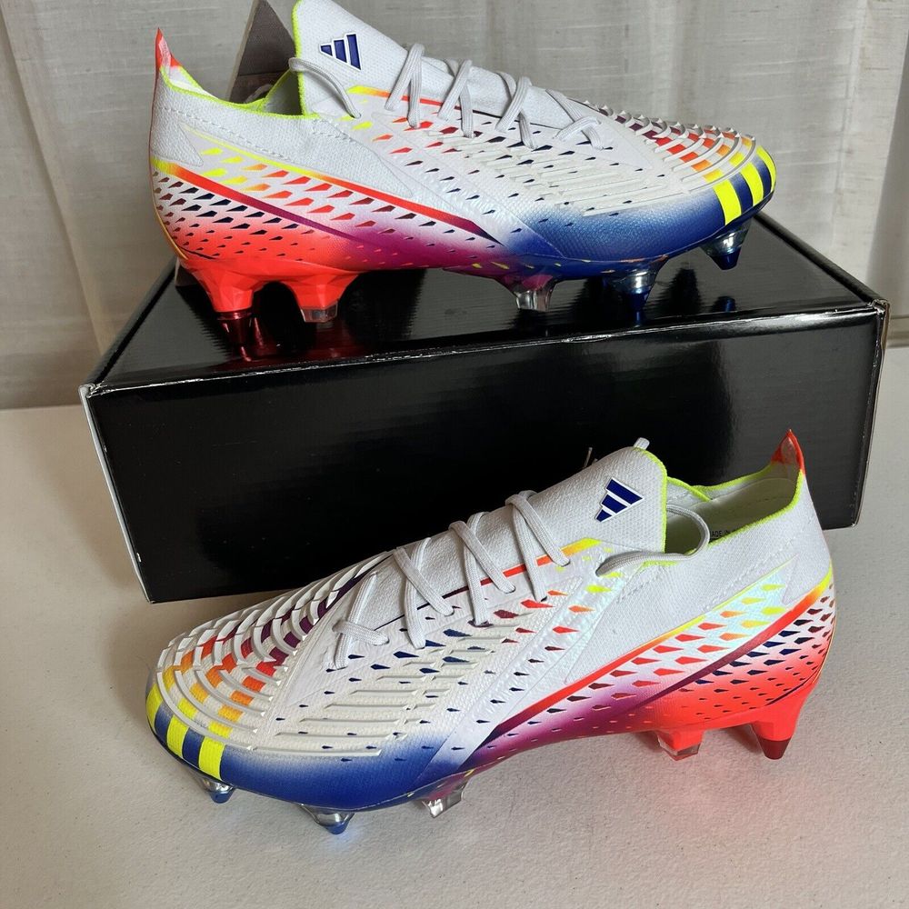 Adidas Predator Edge.1 Low SG 'Al Rihla Pack' GW1014 Soccer Cleats Men Size 10.5