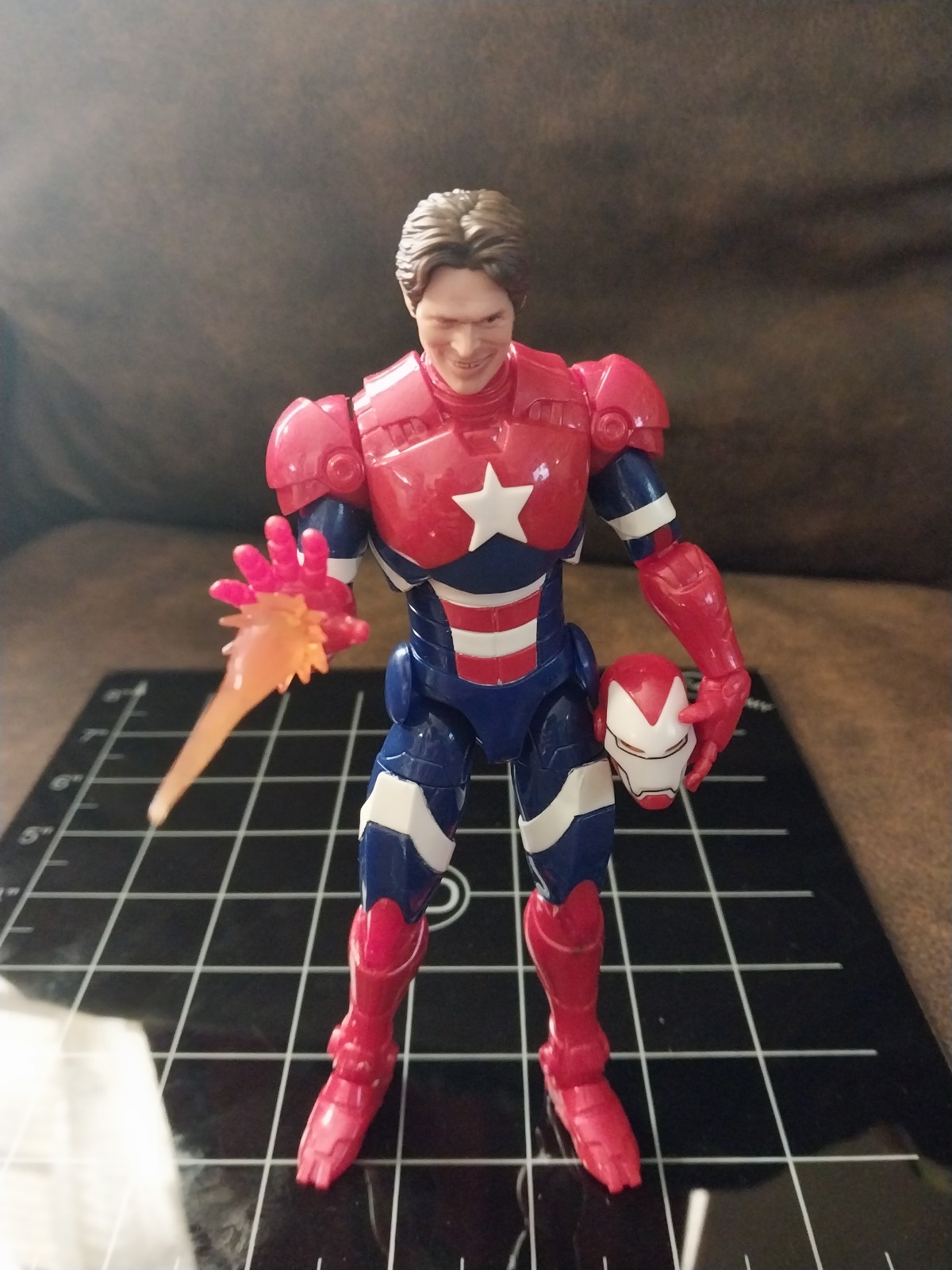 Marvel Legends Iron Patriot Custom Norman Osborn Figure