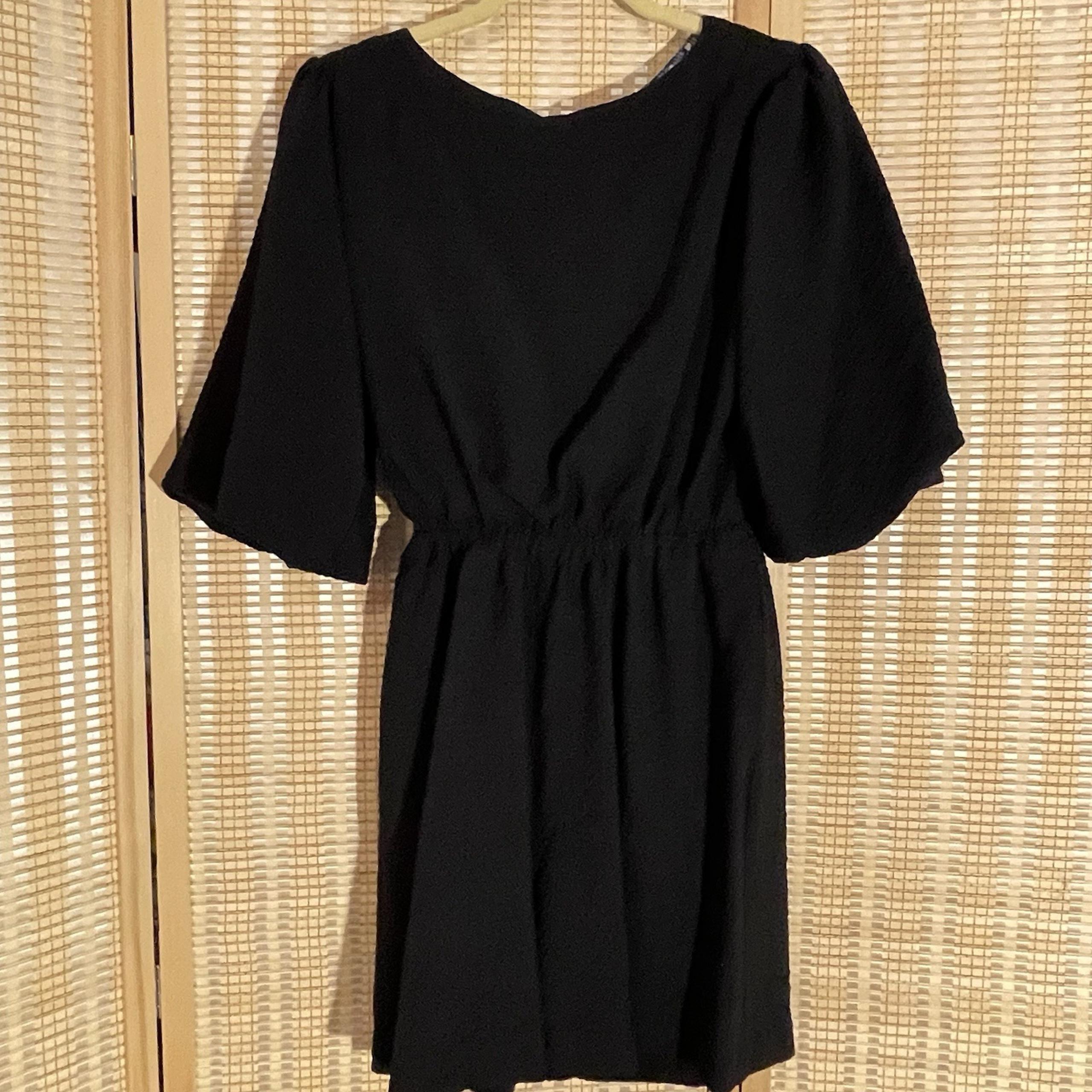 Anthropologie Womens S Black Romber Jumpsuit Shorts Bohemian Summer Vacation