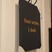 At Home, Dust Settles, I Don't Canvas Wall Decor