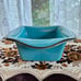 Southern Living at Home Tuscan Toscana Collection Teal Square Baking Dish
