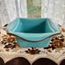 Southern Living at Home Tuscan Toscana Collection Teal Square Baking Dish