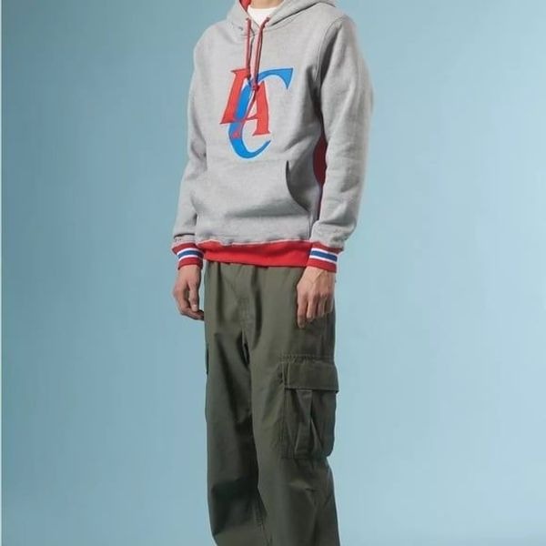 NWT Mitchell & Ness Los Angeles Clippers Premium Fleece Hoodie Sweatshirt