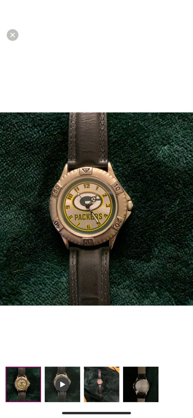 Greenbay Packers vintage licensed watch 1998