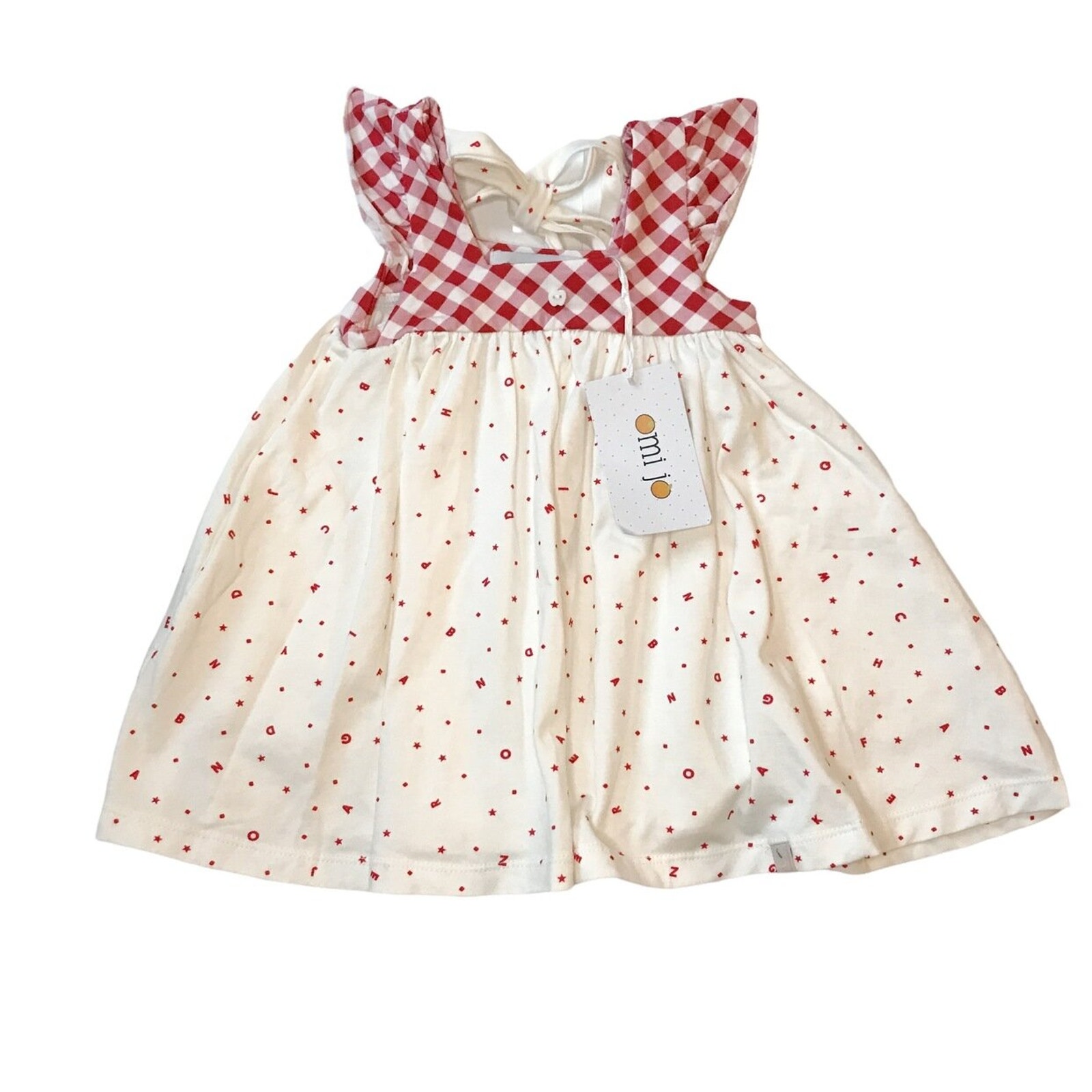 New! Omi Jo WDW Aunt Heart Tunic Dress Red Gingham 18M